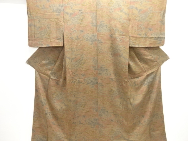 JAPANESE KIMONO / KOMON / FLORAL PLANTS